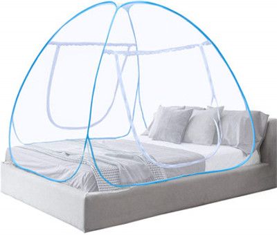 SIFRA Polyester Adults Washable Blue_MS_219 Mosquito Net(Blue, Tent)