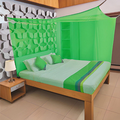 Mehon Craft HDPE - High Density Poly Ethylene Adults Washable MP MOS NEW TENTMOSQUIT-NET_GREEN_ Mosquito Net(Green, Tent)