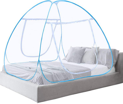 SIFRA Polyester Adults Washable Blue_MS_121 Mosquito Net(Blue, Tent)