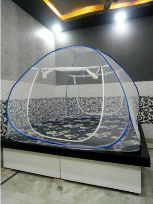 SIFRA Polyester Adults Washable Blue_MS_121 Mosquito Net(Blue, Tent)