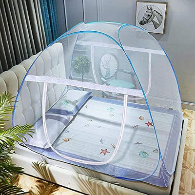PIAMANN Cotton Adults Washable Home Choice Polyester Adults Washable Foldable Mosquito Net Mosquito Net Mosquito Net(White, Tent)