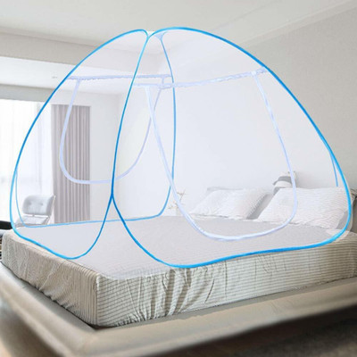 SIFRA Polyester Adults Washable Premium Blue_MS_312 Mosquito Net(ROYAL BLUE, Tent)