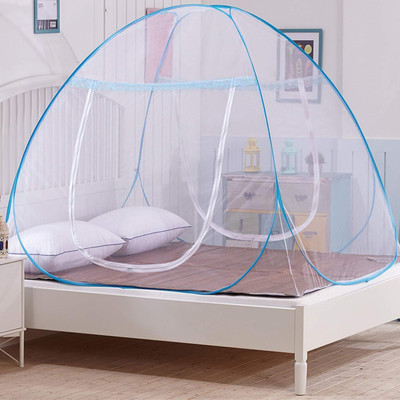 BELSODINE Polyester Adults Washable NEWMOSQUITO NETN105 H105 Mosquito Net(White, Tent)