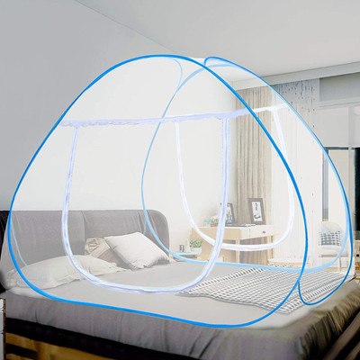 SIFRA Polyester Adults Washable Polyester Adults Mosquito Net Mosquito Net(White, Blue, Tent)