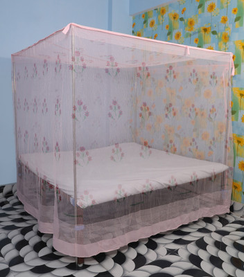 Mehon Craft Polyester Adults Washable MP MOS NEW TENTNew Mehontextile_59 Mosquito Net(Peach, Tent)