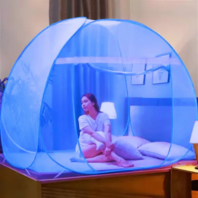 SIFRA Polyester Adults Washable Blue_MS_121 Mosquito Net(Blue, Tent)