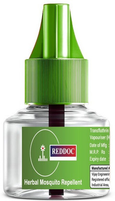 reddoc Herbal Mosquito Repellent_Pack of 4 Mosquito Vaporiser Refill(4 x 45 ml)