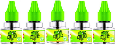 moskiller strong moskiller mosquito repellent 45ml combo of 5 Mosquito Vaporiser(1 Unit 45 Refill)