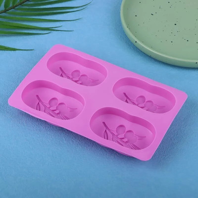 DHIYONIX Silicone Chocolate Mould 4(Pack of 1)