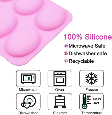 balerion Silicone Chocolate Mould 6(Pack of 1)