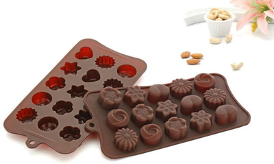 ZENOVIA Silicone Chocolate Mould 15(Pack of 1)