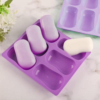 SHAKTI ENT Handmade Soap Tray Mold | Flexible Silicone Mould with Clean Multicolor Silicone Ice Cube Tray(Pack of1)