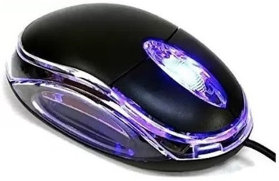BSVR Stylish USB Wired Gaming Mouse With Lights for Computer _021 Wired Ambidextrous Optical  Gaming Mouse(USB 2.0, Black)