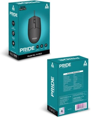 iVoomi PRIDE IV-M03 WIRED MOUSE Wireless Optical Mouse(USB 2.0, Black)