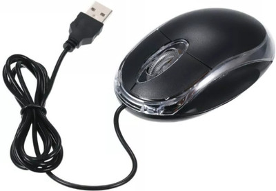 BSVR Stylish USB Wired Gaming Mouse With Lights for Computer _053 Wired Ambidextrous Optical  Gaming Mouse(USB 2.0, Black)