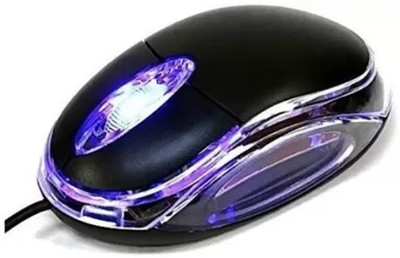 BSVR Stylish USB Wired Gaming Mouse With Lights for Computer _019 Wired Ambidextrous Optical  Gaming Mouse(USB 2.0, Black)