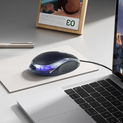 NKL Stylish USB Wired Gaming Mouse With Lights for Computer _90 Wired Ambidextrous Optical  Gaming Mouse(USB 2.0, Black)