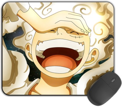 Kirmada Gaming Mouse Pad - Luffy Funny Laugh (One Piece) Smooth Surface Mousepad(Multicolor)