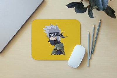 AllYouNeed Kakashi Naruto Piece Smooth mouse pad yellow Mousepad(Yellow)