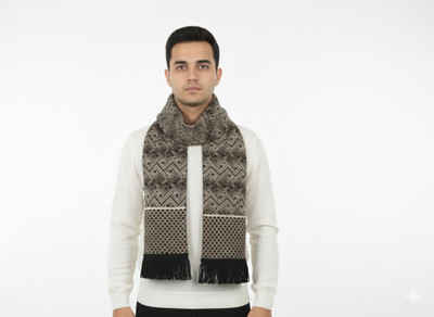 trendbite Self Design Men Muffler