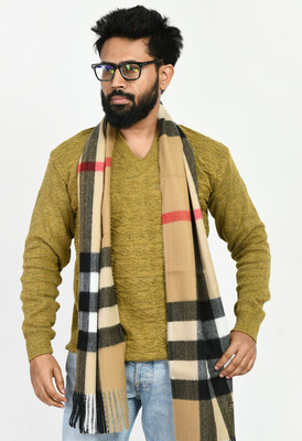 manra Checkered Men Muffler