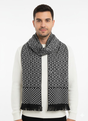trendbite Self Design Men Muffler