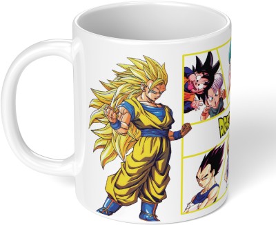 Akipi Goku Vegeta Anime ARM654 11oz Ceramic Coffee/Tea Cup Ceramic Coffee Mug(325 ml)