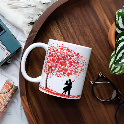 Printhorizon Best friend Quote Coffee/Tea/Cup Best Valentine's Day for Wife HusbanM_215 Ceramic Coffee Mug(325 ml)