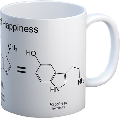 AASTHA IMAGINE AI- CHEMISTRY WHITE MUG GIFT UNDER 500 Ceramic Coffee Mug(350 ml)