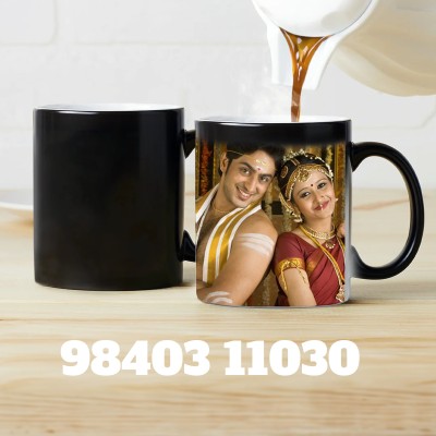 SK Prints Magic Ceramic Coffee Mug(325 ml)