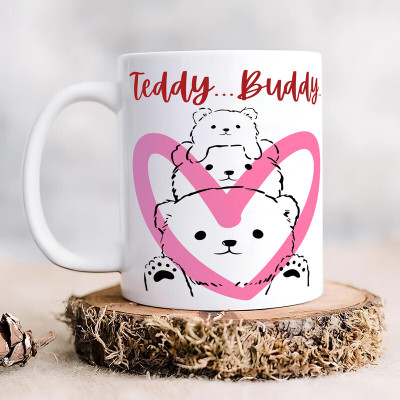 Hunter Studio Love Quote Coffee/Tea/ for Birthday Cups ands CeramiM_357 Ceramic Coffee Mug(325 ml)