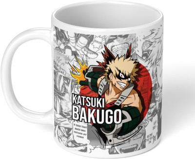 Akipi My Hero Academia Katsuki Bakugo Anime ARM630 11oz Ceramic Coffee/Tea Cup Ceramic Coffee Mug(325 ml)
