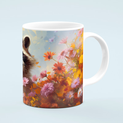 BE UNIQUE 3D Design Printed FC041 Ceramic Coffee Mug(330 ml)