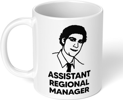 Akipi Assistant Regional Manager 11oz Designer Coffee/Tea Cup ARM459 Ceramic Coffee Mug(325 ml)