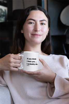 Epic Merch I hate you Ceramic Coffee Mug(350 ml)