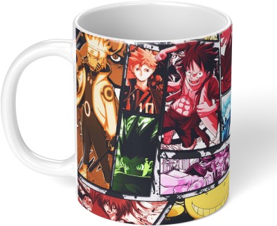 Akipi Anime Luffy Naruto Death Note ARM343 11oz Ceramic Coffee Mug(325 ml)