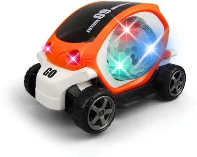 FUNDRIFT 09 Car Future Car 360 Degree Rotating Stunt Car Music Lights & Sound(Multicolor)