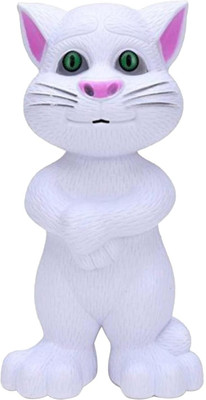 ELSORT TALKING TOM Intelligent Electronic Pet for Kids(White, Grey)