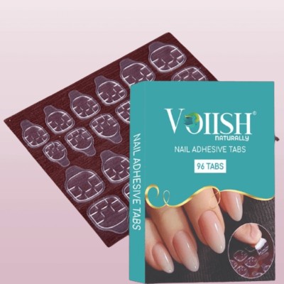 VOIISH Nail Glue Transparent Flexible Adhesive Fake Nails Tabs Sticker(Transparent)