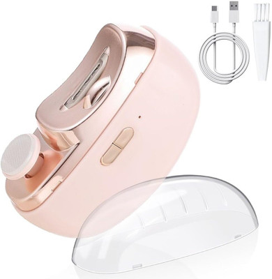 Verilux Electric Nail Clipper with LED Light USB Rechargeable Nail File Trimmer Safe