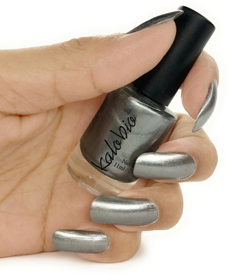 KALOBIO Metallic Nail Enamel - Silver-Chrome M18
