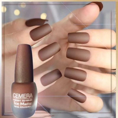 Cemera Quick Drying, Glossy Finish, Long Lasting Burgundy Chocolate Caramel Brown Brown