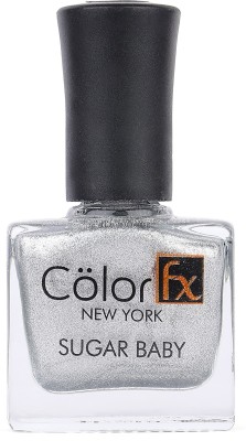 Color Fx Shimmery Matt, Nail Enamel, Grey Gel Like Finish, Non-Toxic, Non Yellowing Grey