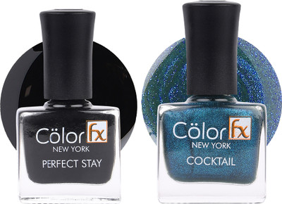 Color Fx Nail Enamel Perfect Stay 119 & 135(Pack of 2)