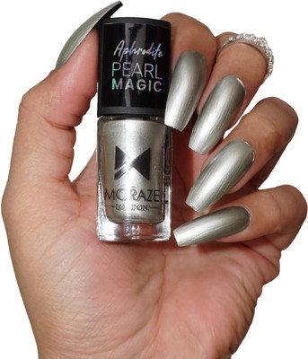 MORAZE Aphrodite Pearl Magic Green Hypnosis Long Lasting Nail Polish With Chip Resistant Properties, Cruelty Free, Paraben Free & Vegan Formula (Green Undertone) Green