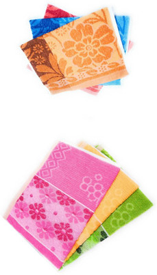 SNAN Print Handkerchief set for men Combo Multicolor Cloth Napkins(6 Sheets)