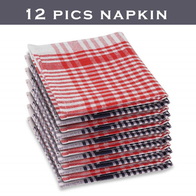Prodrop N3 Multicolor Cloth Napkins(12 Sheets)