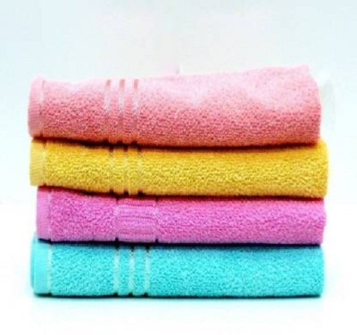 mitawa Cotton 300 GSM Hand Towel(Pack of 4)