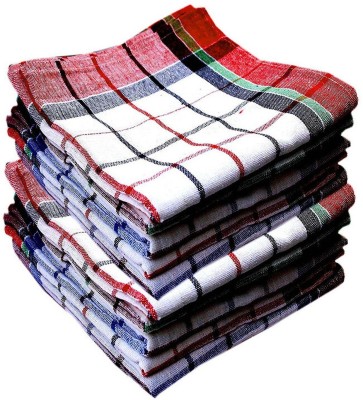 Prodrop Cleaning Cloth Multipurpose Kitchen Towels Cotton Dishcloth Multicolor Cloth Napkins(12 Sheets)