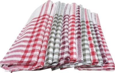 SBTs Table Duster Wiper Wet and Dry Cotton Cleaning Cloth (18 x 18 in) Set of 12 Pcs Multicolor Cloth Napkins(12 Sheets)